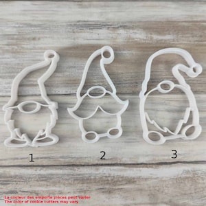 Gnome cookie cutters (Your choice)