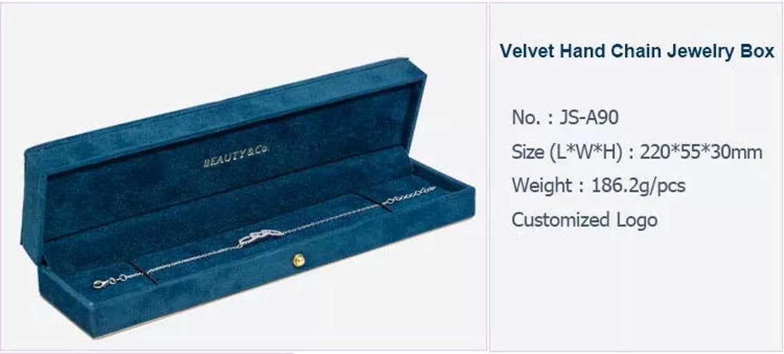 500pcs Custom Velvet Jewelry Box Wholesale Ring Earring Bracelet