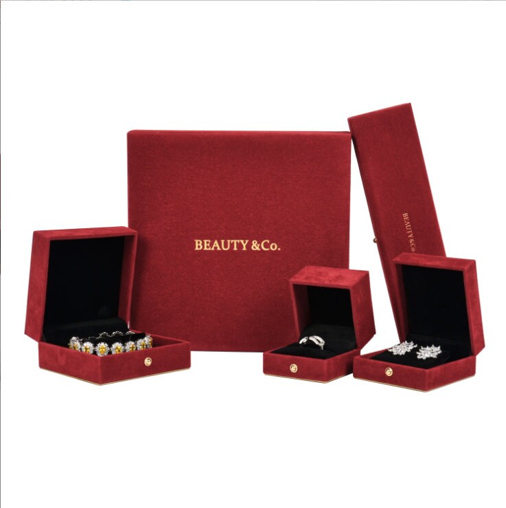 Sample Box Custom Dark Green Velvet Jewelry Box Wholesale Ring Etsy