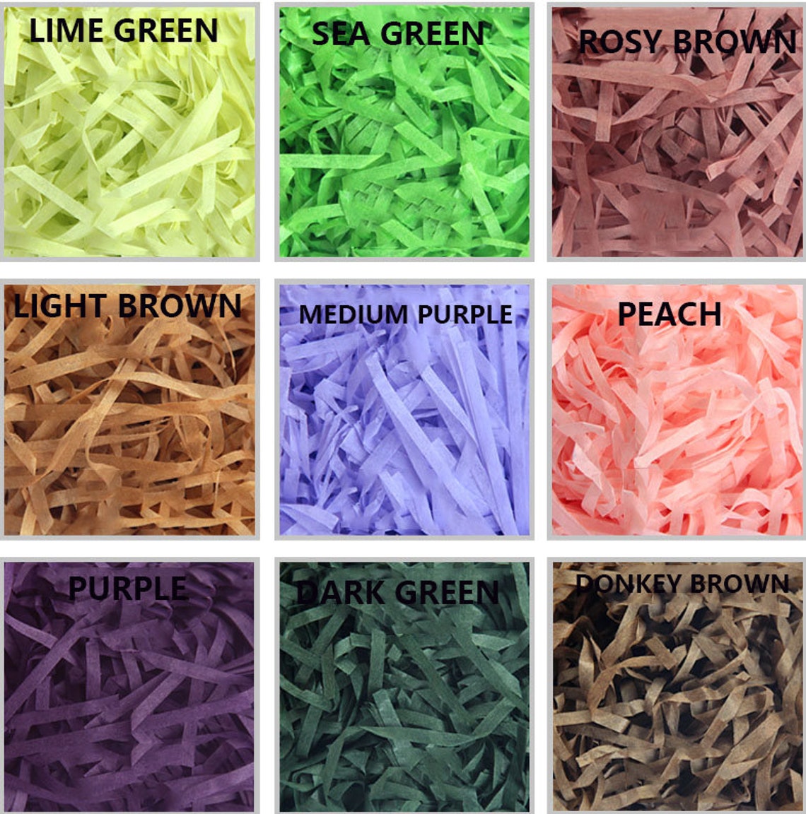 48 COLORS 200G Shredded Tissue Paper Shred Gift Basket Hamper Etsy