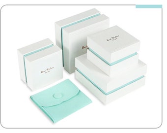 Sample link for Paper box custom jewelry box personalized logo chic small jewerly packaging box 3-7 days shipped