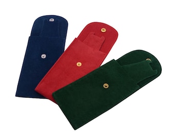 500 Custom logo Velvet Jewelry Pouch Watch Pouch