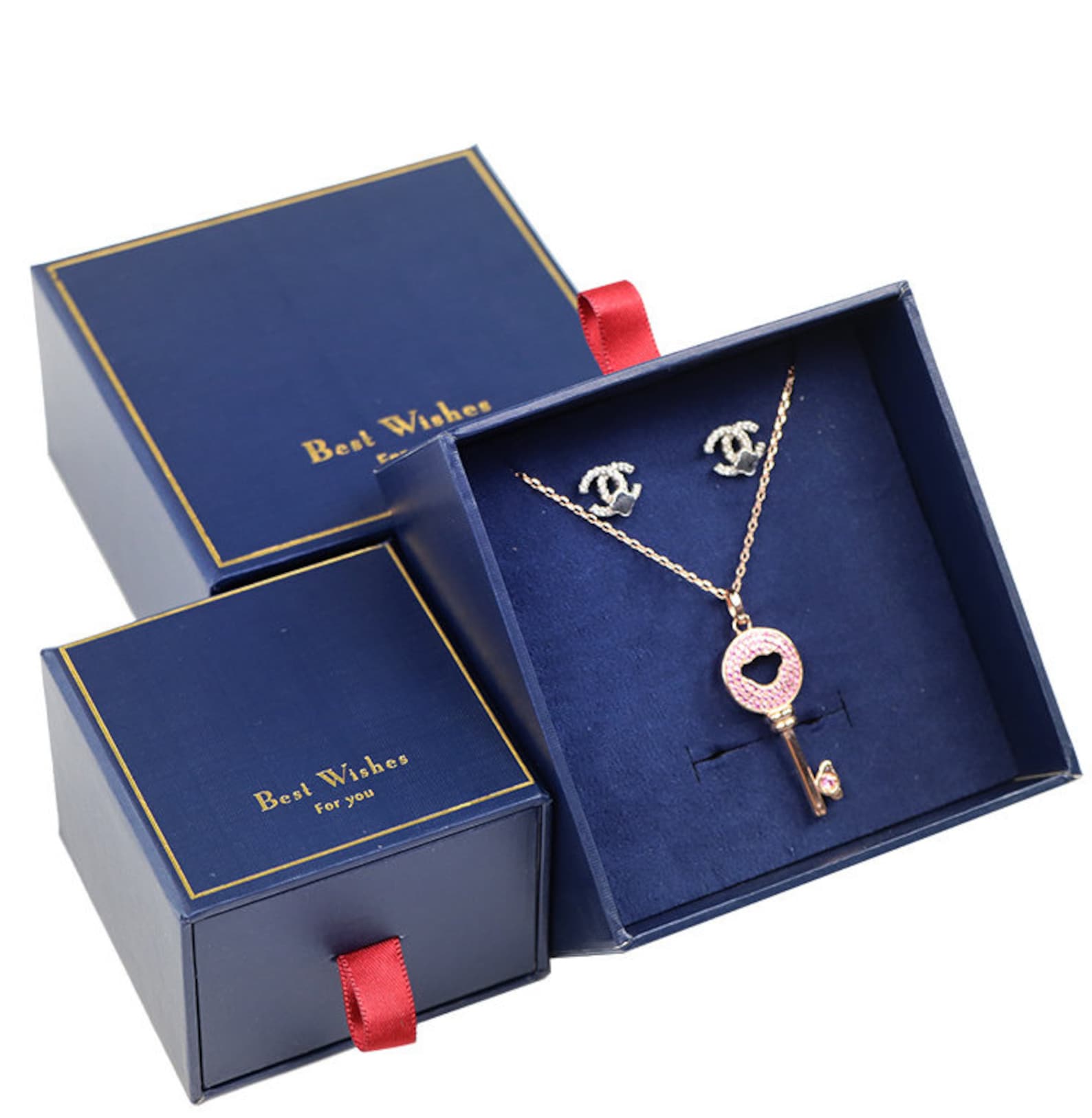 Custom Jewellery Gift Box Sets Box Bag Personalized Logo Small Jewerly