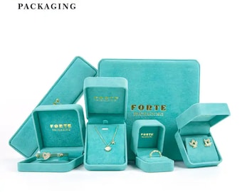 100 paarse crème fluwelen sieradendoos cadeau draagbare oorbel sieraden ring verpakkingsdozen
