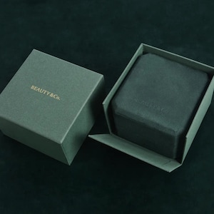 Mix order 400pcs Custom Logo Printed Luxury Microfiber Ring Earring Bracelet Necklace Packaging Jewelry Box image 7