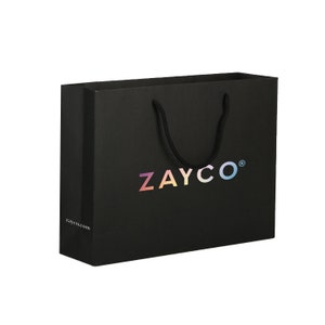1000 piezas de bolsas de papel de regalo de cartón con su propio logotipo impreso personalizado, bolsas de papel de compras reutilizables con asas