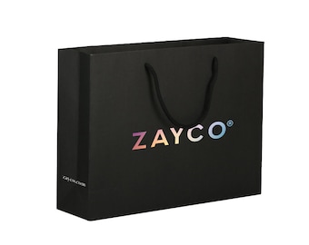 1000pcs Custom Printed Your Own Logo Cardboard Packaging  Gift Paper Bags Reusable Shopping Paper Bag with Handles
