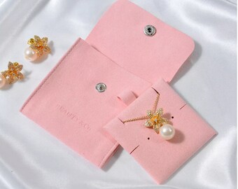 gift jewelry presentation box 500pcs Wholesale Microfiber Jewelry Bag Custom Luxury Jewellery Packaging Pouch With Logo For Jewelry