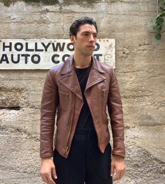 1940’s Horsehide belt back jacket