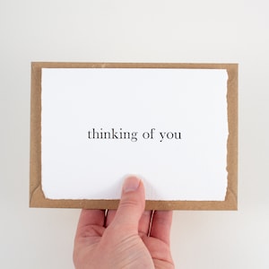 Luxus Buchdruck Affirmation Karte