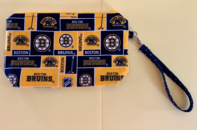 Boston Sports Wallet Wristlet Bruins