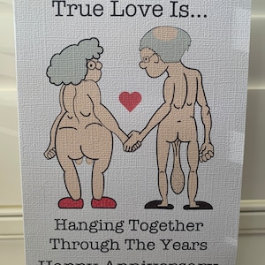 Funny birthday card, anniversary card, humour, husband birthday card, wife birthday card, cards for him, cards for her
