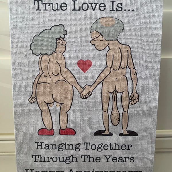 Funny birthday card, anniversary card, humour, husband birthday card, wife birthday card, cards for him, cards for her