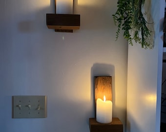 Farmhouse wall candle holders - individual