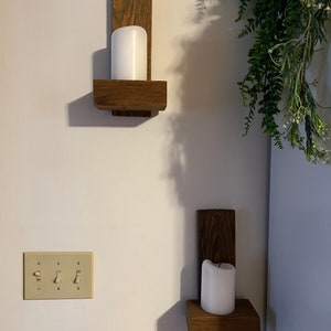 Farmhouse Wall Candle Holder Sconce Set of 2 image 2