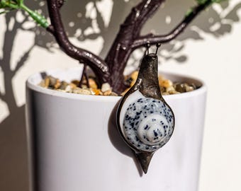 Gebrandschilderd glas slak plant pot inzet huis tuin decor, uniek cadeau voor moeder, glaskunst