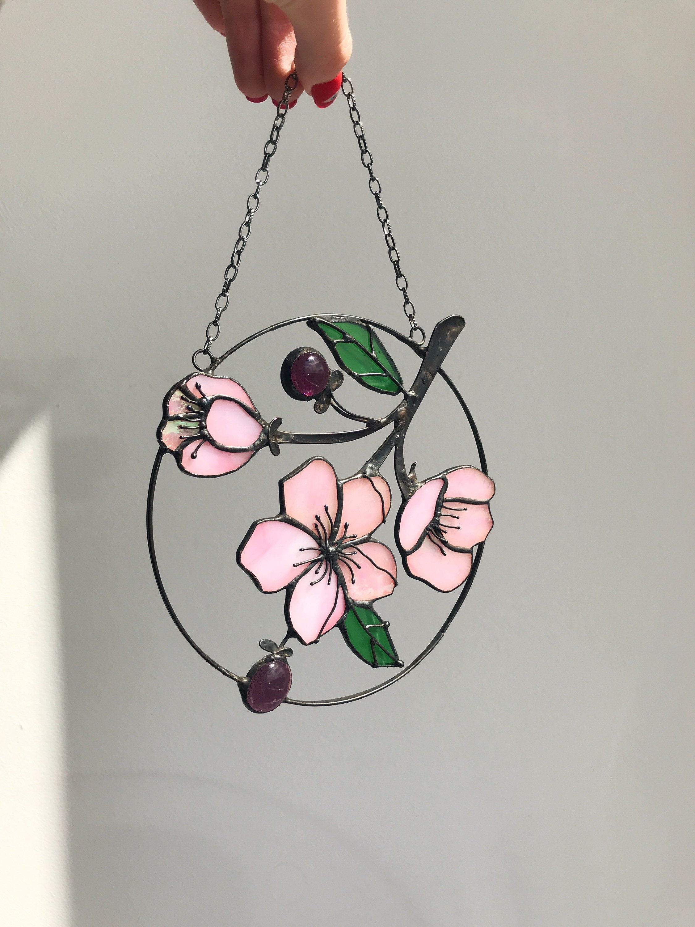 Zayookey Pauw Gebrandschilderd Glas Decor Raam