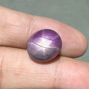 Star Ruby Cabochon / Untreated Loose Gemstone /Loose Star Ruby For Jewelry / 14.5 x 12.5 x 9 MM / 17.55 Carats