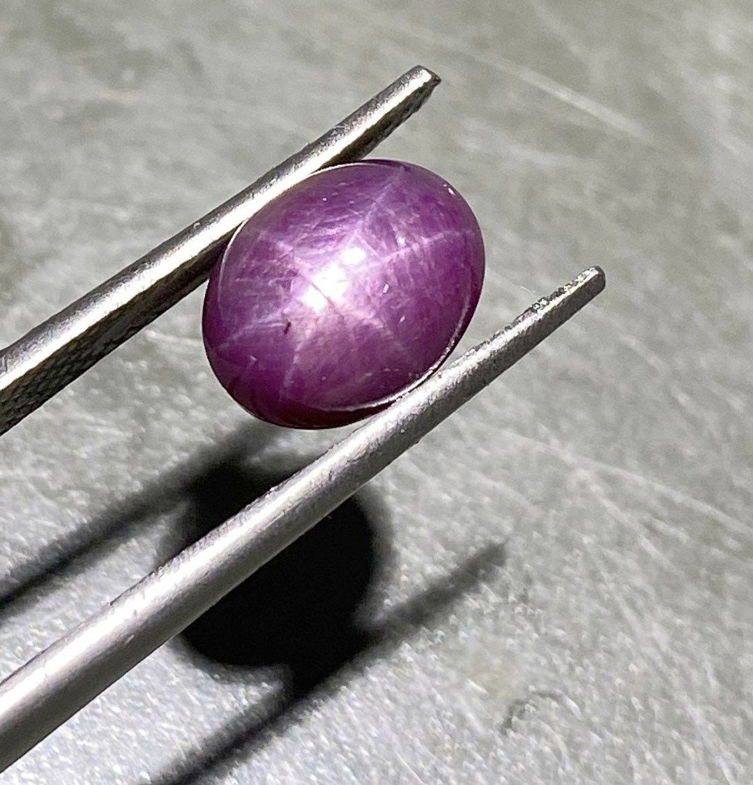 Sharp Rubygem Star Ruby Natural Star Ruby Cabochon Star Ruby Gemstone Untreated Sharp ...