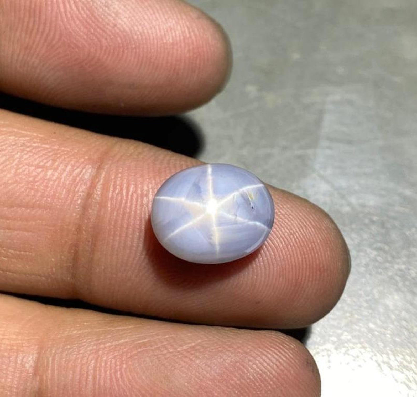 Star Sapphire Natural Ceylon Star Sapphire Cabochon Gemstone Etsy