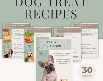 Homemade Dog Treat Recipe E-Book, PDF Download