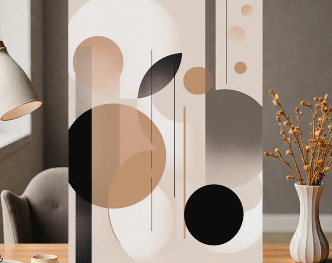 3. Desert Balance - Bohemian Abstract Metal Art Print