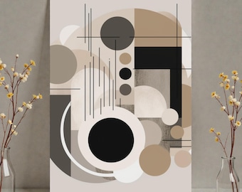 2. Calm Motion - Bohemian Abstract Metal Art Print