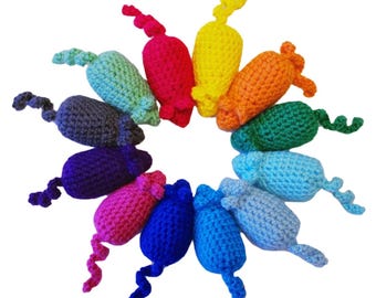 Crochet Catnip Mouse Toy for Cats