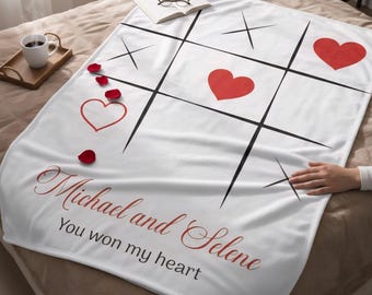 Personalized Fleece Sherpa Blanket