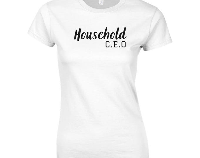 Household C.E.O. T-shirt / 9 Colors / Crewneck / Cotton T-Shirt / Classic T-Shirts / Fun T-Shirts