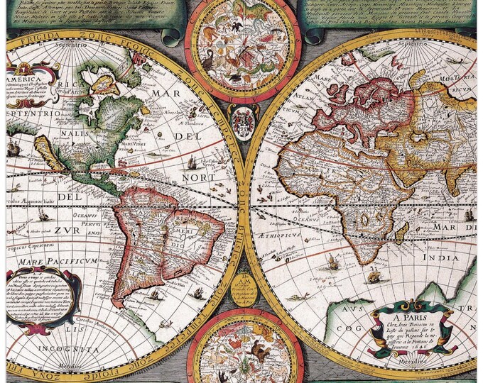 Vintage Maps 2026 Wall Calendar