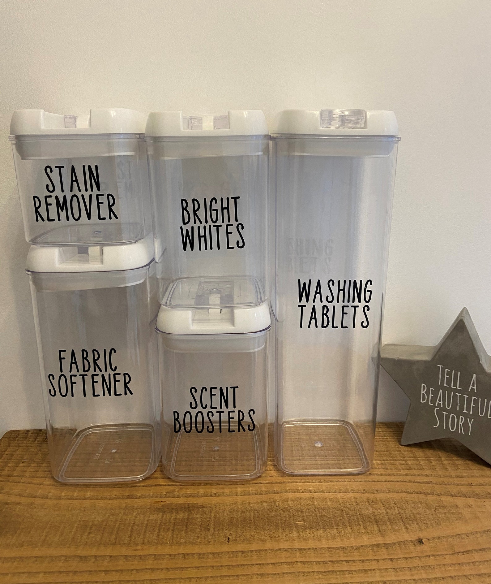 Airtight lockable stackable storage containers canisters Etsy