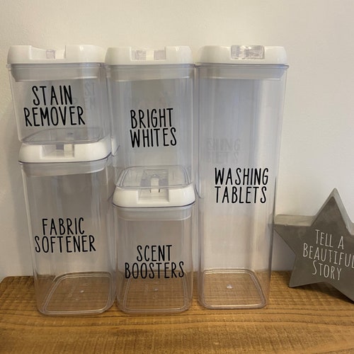 Airtight Lockable Stackable Storage Containers Canisters Etsy UK