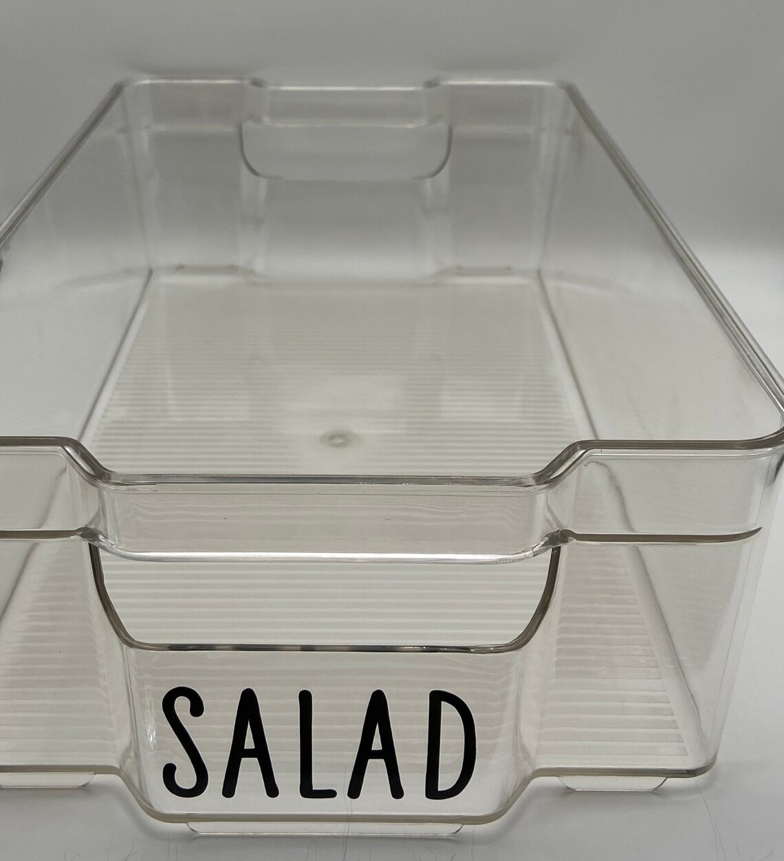 Fridge Storage Trays With Label Fridge Containers Personalised Etsy