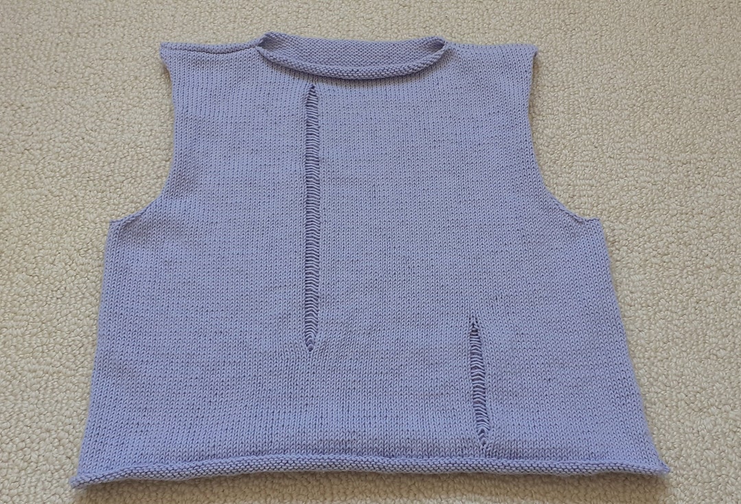 Silent Ember Hand Knitted Top