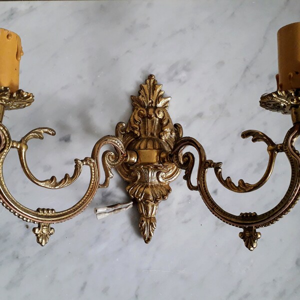French Wall Lamp - Etsy