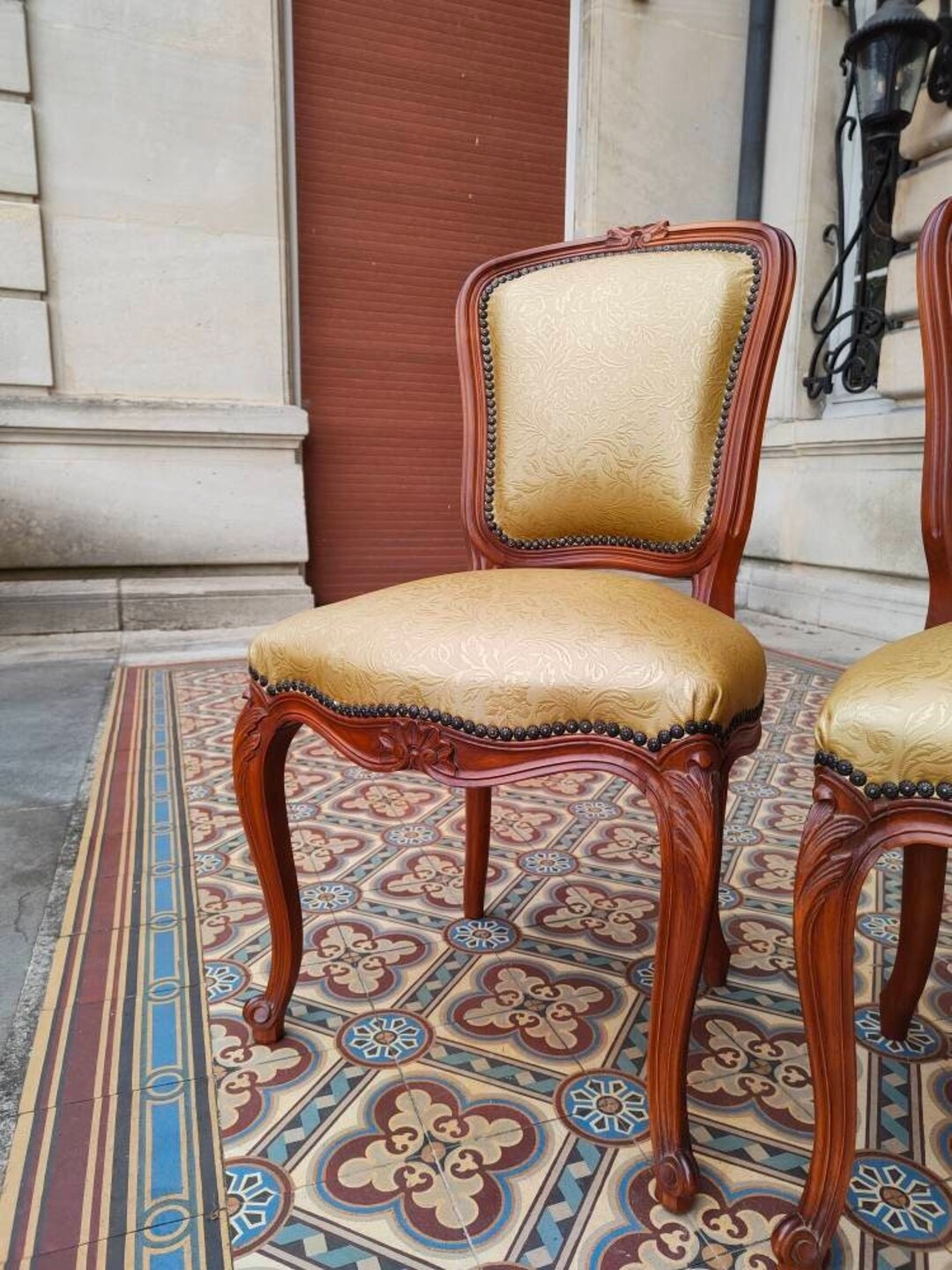 French Vintage Chair Louis XV Style Etsy