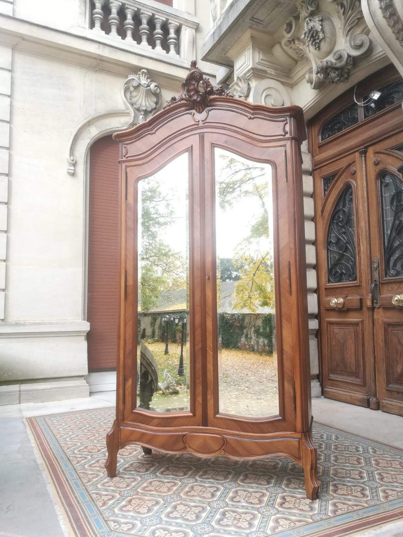 Muebles franceses Vintage Armario Rococó estilo barroco Etsy