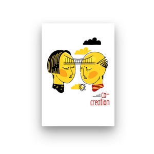 Co-creation Poster | Digital download | Design Thinking | UX | UI | Baby room