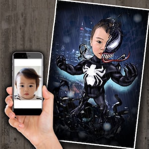 Venum  - Custom superhero cartoon caricature drawing