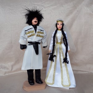 Souvenir Dolls from GEORGIA | National Costume Dolls |Couple Doll | Folk Art