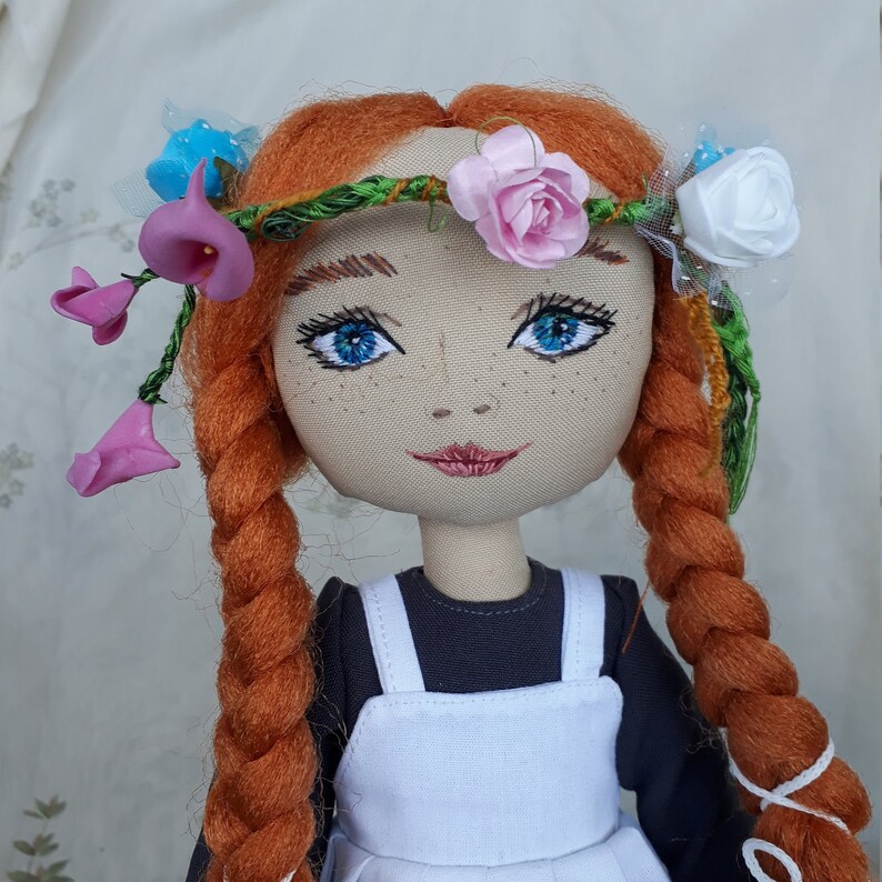 ANNE Rag Doll Canadian Girl Story Friend HANDMADE DOLL Etsy