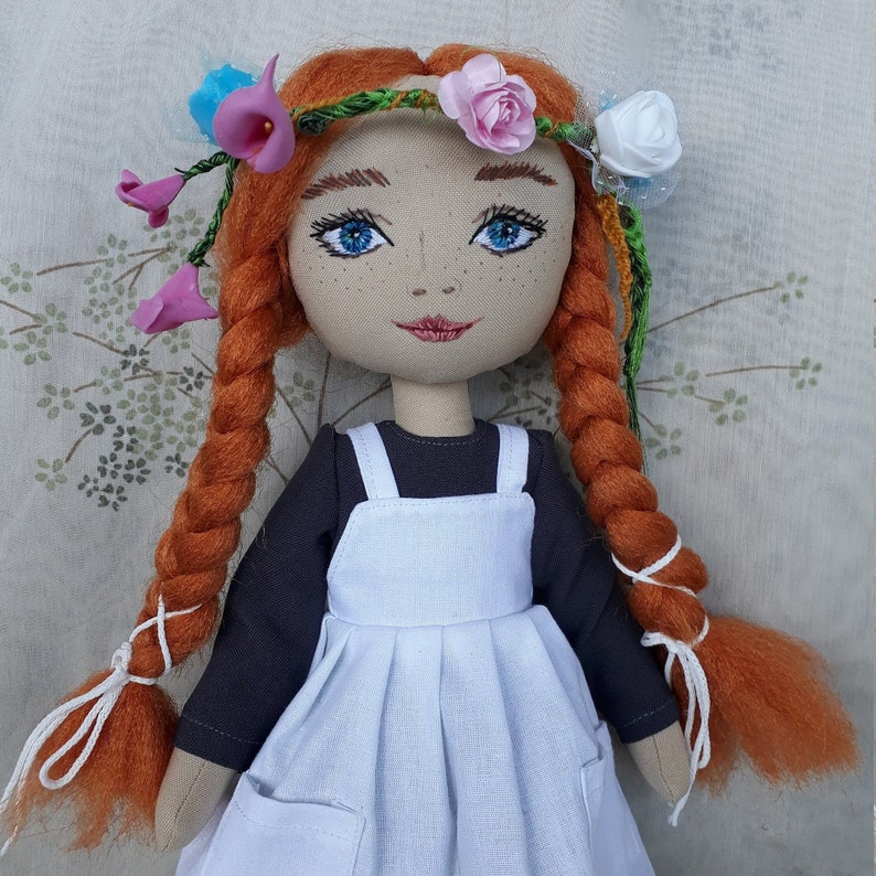ANNE, Rag Doll, Canadian Girl, Story Friend, HANDMADE DOLL Etsy