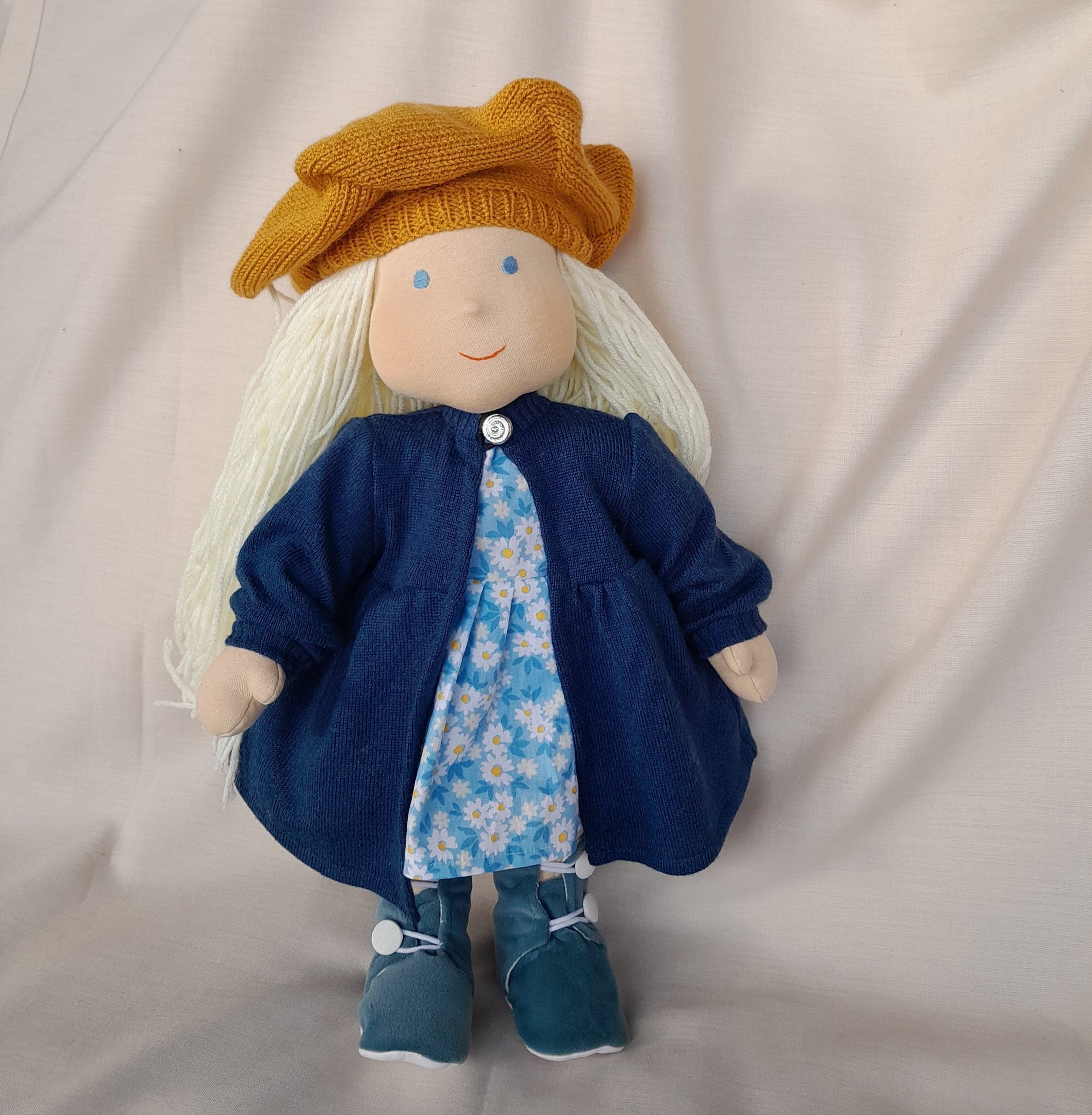 手作りウォルドルフ人形、17インチ、女の子へのギフト - Etsy 日本