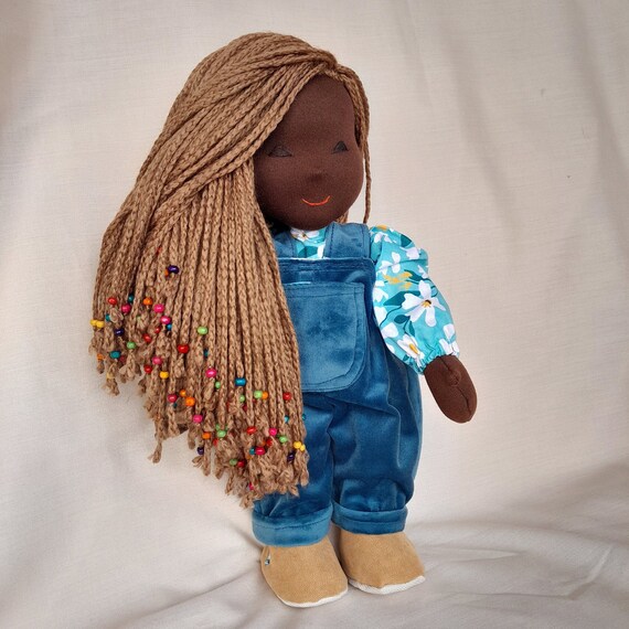 thumbnail image 2 of XFEYUE14.5 Inch Black Doll And 2 Sets Clothes Accessories, African American Baby Girl Doll Including Glasses, Camera, Bag &Shoes For Kids Girls 2 of 11