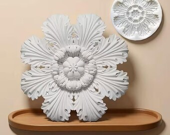 Silicone Mold: Intricate Architectural Design Mold (3.5" x 3.5") SHS139