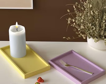 Rectangle Silicone Starter Mold Tray:  Tabletop Tray 3.77" x 7.12" SHS125