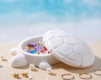 Silicone Mold:  The Turtle Trinket Box SH118