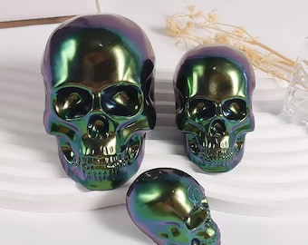 Silicone Mold: 3pc Skull Molds 3 sizes SHS145