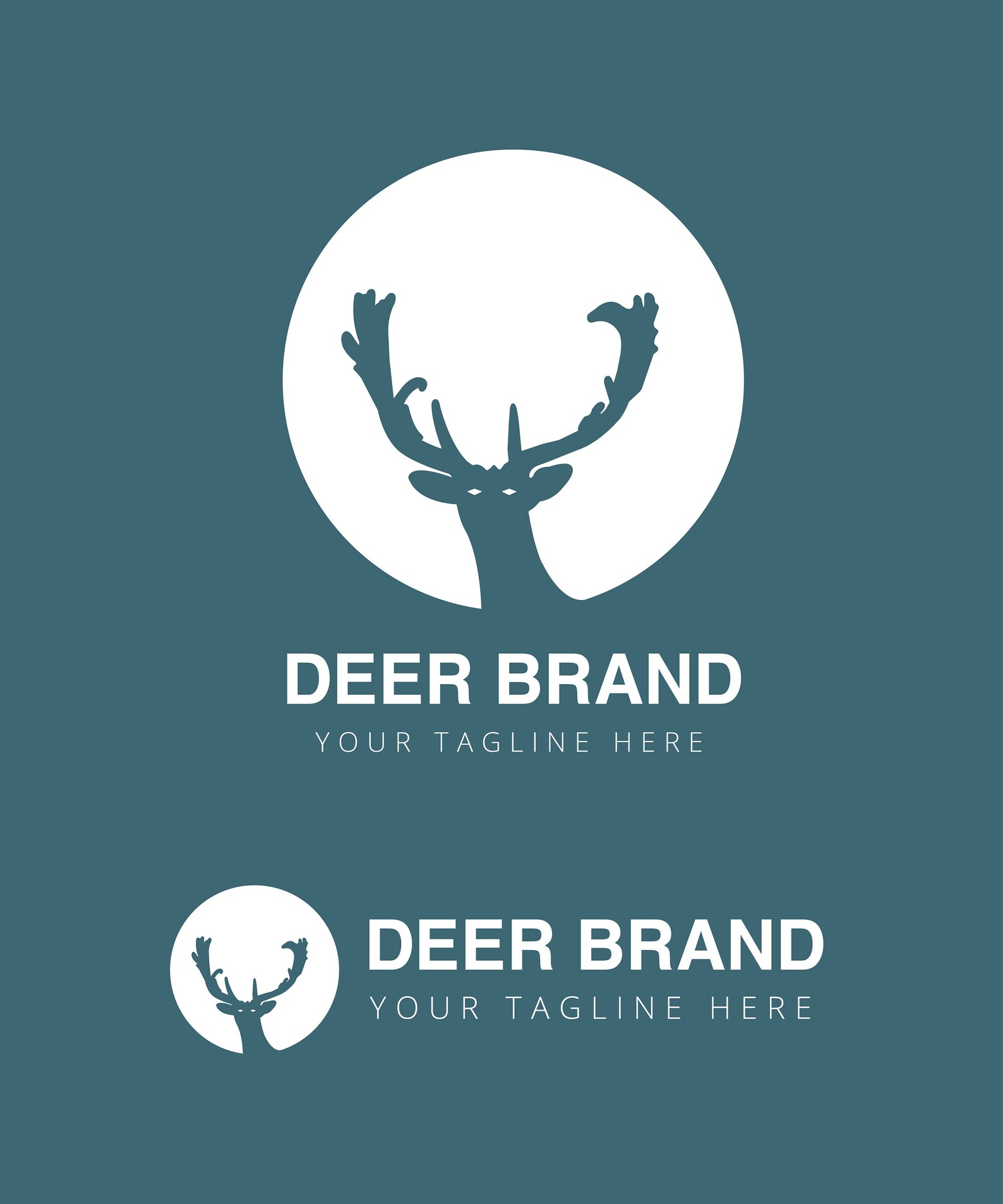 Deer Brand Logo Deer Logo Deer Head Logo Elegant Premade Etsy Australia